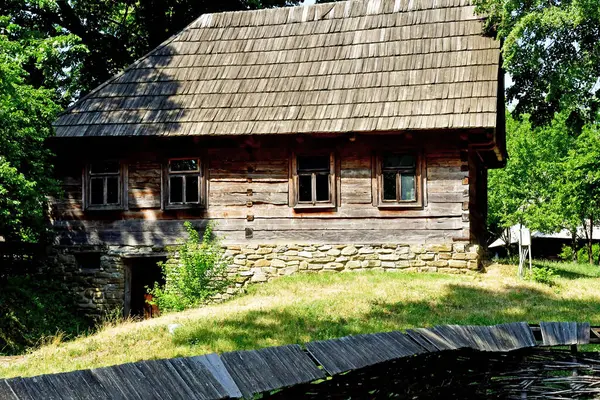 Bucarest Roumanie Juillet 2023 Vieille Maison Dans Pittoresque Musée Village — Photo