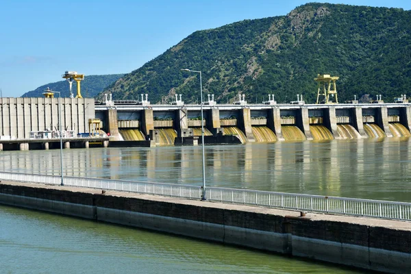 Carpathian Mountains Romania June 2023 Lock Iron Gates Power Station — Stock Photo, Image