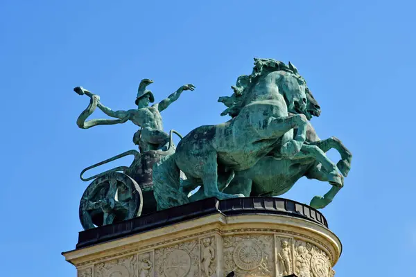 ブダペスト ハンガリー 6月26 2023 英雄の広場 — ストック写真