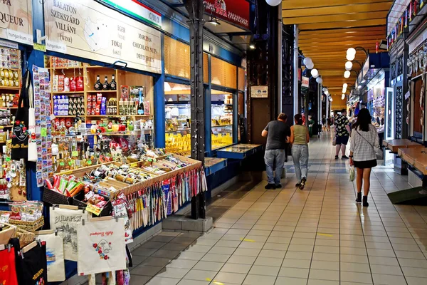 匈牙利布达佩斯 2023年6月26日 19世纪建立的中央市场 — 图库照片