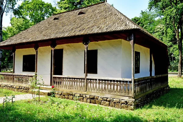 Bucarest Rumania Julio 2023 Antigua Casa Pintoresco Museo Del Pueblo — Foto de Stock
