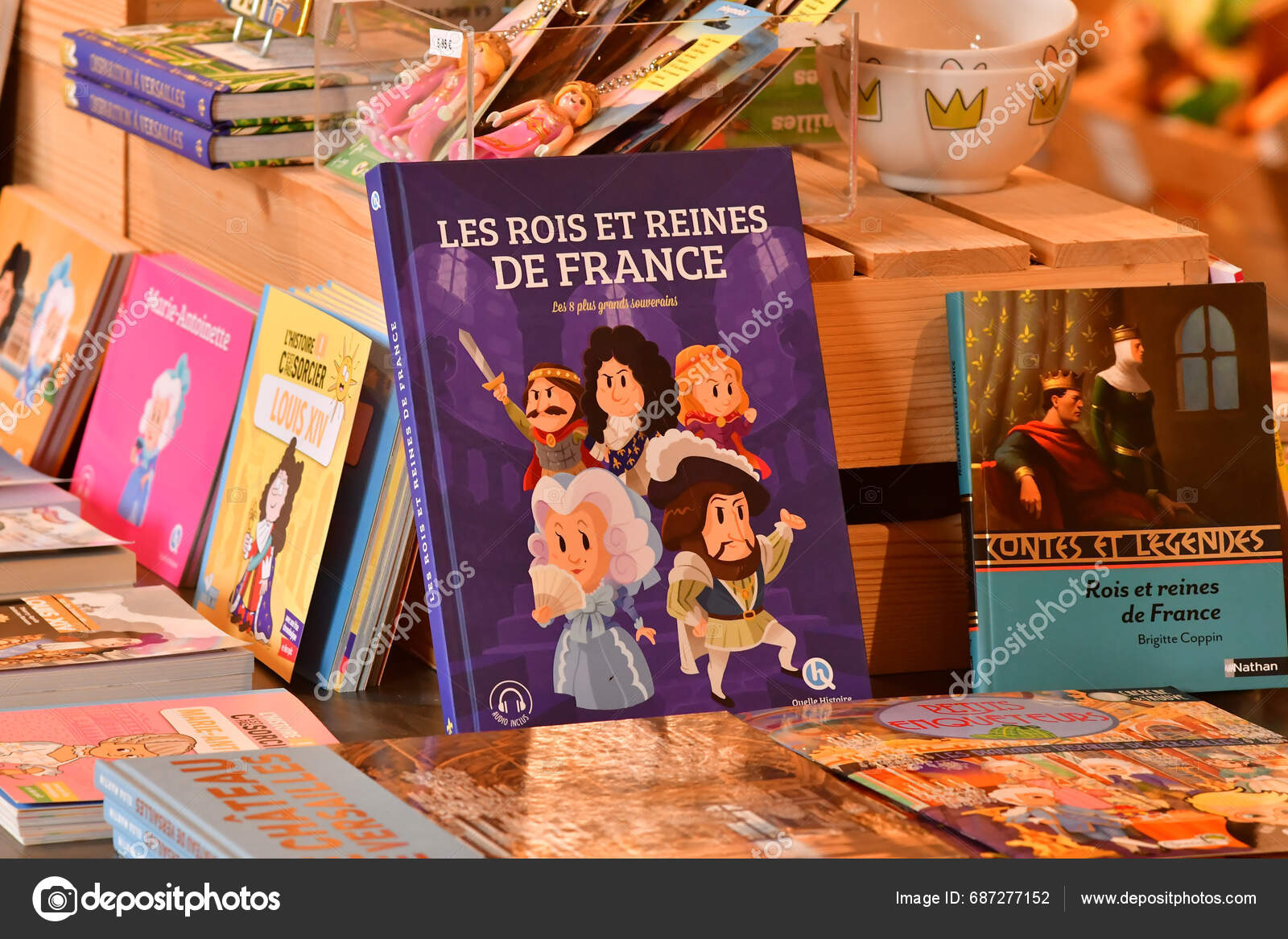 Versailles France October 2023 Gift Shop Stock Editorial Photo