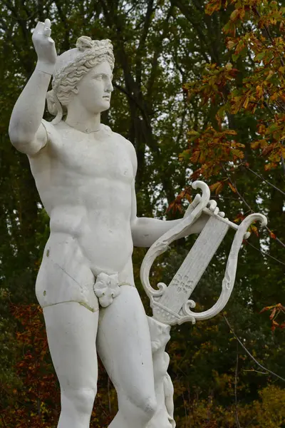Versailles Fransa Ekim 2023 Kale Parkındaki Mermer Heykel — Stok fotoğraf
