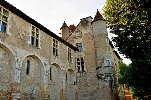 Carennac Frankrijk Oktober 2023 Het Pittoreske Oude Kasteel Doyen — Stockfoto