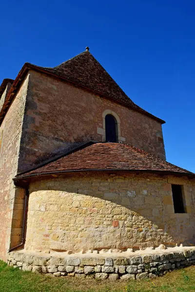 Fanlac Fransa Ekim 2023 Resimli Eski Kilise — Stok fotoğraf