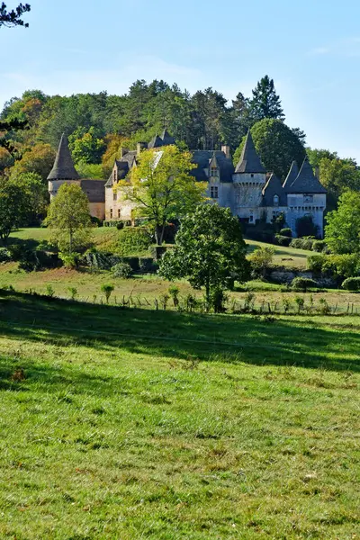 Saint Amand Coly France Octobre 2023 Pittoresque Château Grande Filolie — Photo