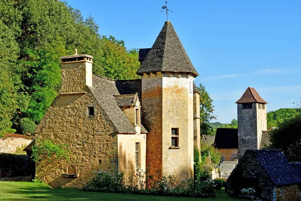 Saint Crepin Carlucet França 2023 Outubro Pitoresco Castelo Lacypierre Fotografias De Stock Royalty-Free