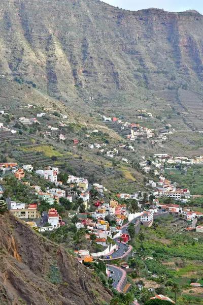 stock image La Gomera, Canary Islands - march 15 2024 : the landscape of Hermigua