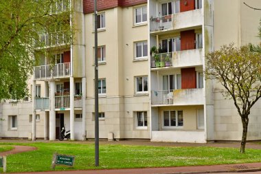 Le Touquet Paris Plage; France - april 20 2024 : apartment block in the picturesque seaside city