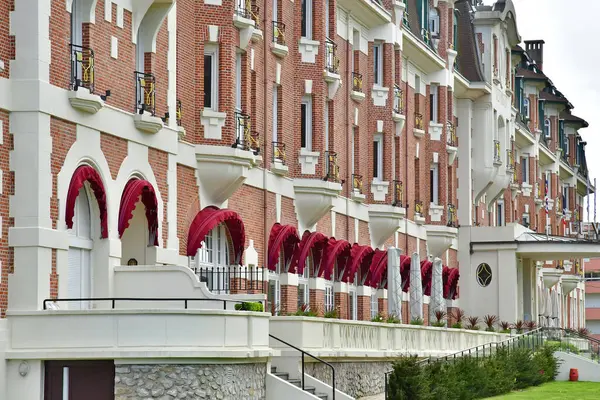 stock image Le Touquet Paris Plage; France - april 20 2024 : Westminster hotel in the picturesque seaside city