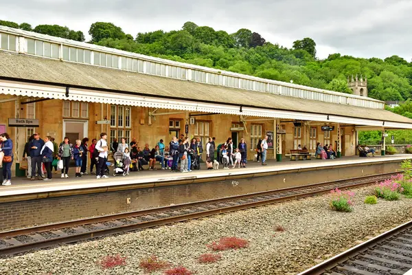 stock image Bath; England - may 30 2024 : the Bath Spa railway station