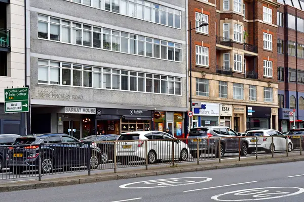 stock image London; England - may 23 2024 : Finchley road in the Camden borough 