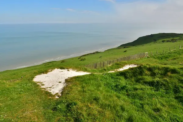 stock image Escalles; France - may 10 2024 : the Cap Blanc Nez