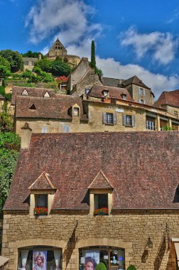 Beynac et Cazenac, France - august 18 2016 : the old village clipart