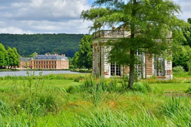 Dampierre; France - july 10 2024 : the classical castle clipart