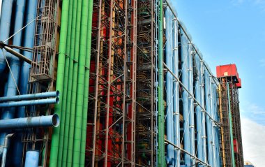 Paris; France - october 10 2024 : the Georges Pompidou centre clipart