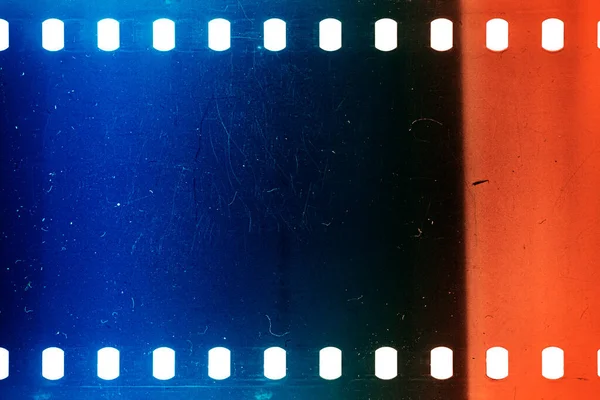 Poros Koszos 35Mm Film Textúra Vagy Felület Perforált Karcos Kamera — Stock Fotó