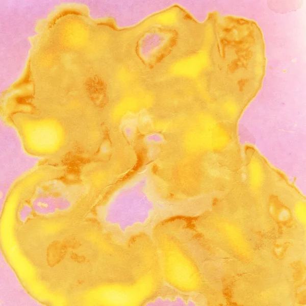 Αφηρημένο Ροζ Και Κίτρινο Lumen Εκτύπωση Υφής Φόντο Εικόνα Που — Φωτογραφία Αρχείου