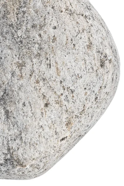 Часть Серого Камня Белом Фоне — стоковое фото