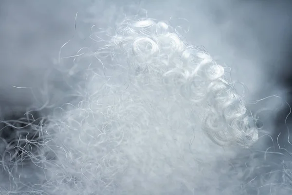 Aşırı Derecede Polyester Kararlı Lif Makrosu Seçici Odak Yüzeysel Alan — Stok fotoğraf