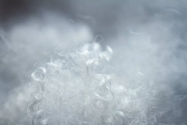Aşırı Derecede Polyester Kararlı Lif Makrosu Seçici Odak Yüzeysel Alan — Stok fotoğraf