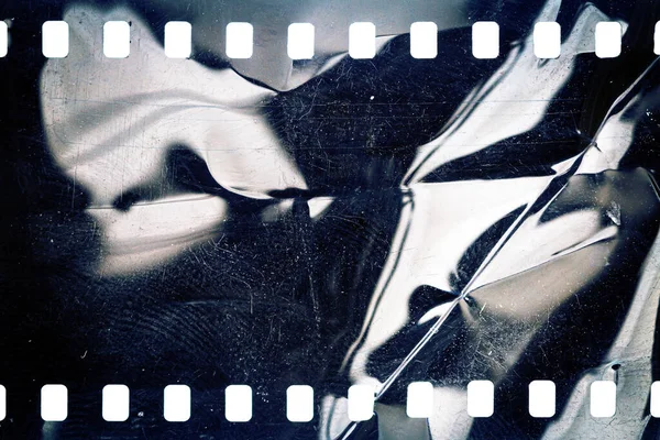 Dusty Grungy 35Mm Tekstury Filmu Lub Powierzchni Perforowana Folia Porysowanej — Zdjęcie stockowe