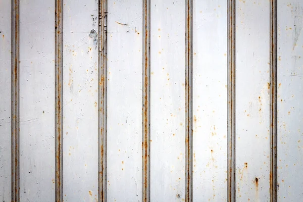 Vecchio Magazzino Metallo Arrugginito Sfondo Texture Della Parete Primo Piano — Foto Stock