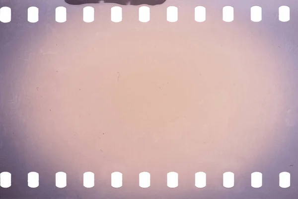 Dusty Grungy 35Mm Textura Superfície Filme Filme Perfurado Câmera Riscada — Fotografia de Stock