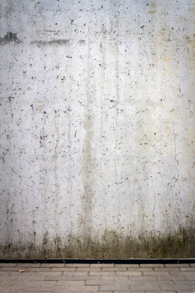 Muro Cemento Grigio Posto Auto — Foto Stock