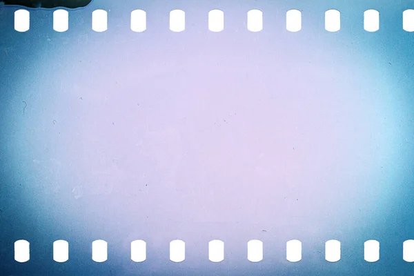 Staubige Und Grunzige 35Mm Filmstruktur Oder Oberfläche Perforierte Zerkratzte Kamerafolie — Stockfoto