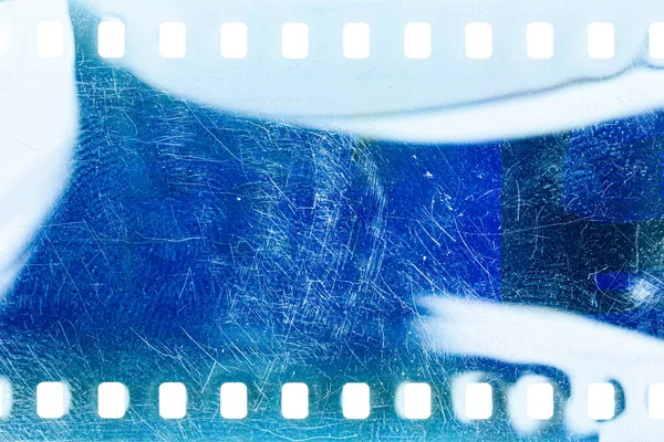 Dusty Grungy 35Mm Textura Superfície Filme Filme Perfurado Câmera Riscada Imagens Royalty-Free