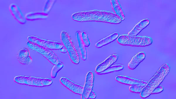 Sphingomonas Bacteria Computer Illustration Gram Negative Rod Shaped Aerobic Chemoheterotrophic — Stock Photo, Image