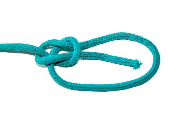 Bowline Knot One Most Used Loop Knots Does Slip Used — Stock Photo, Image