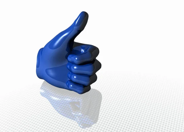 Thumbs Symbol Illustration — Stock Photo, Image