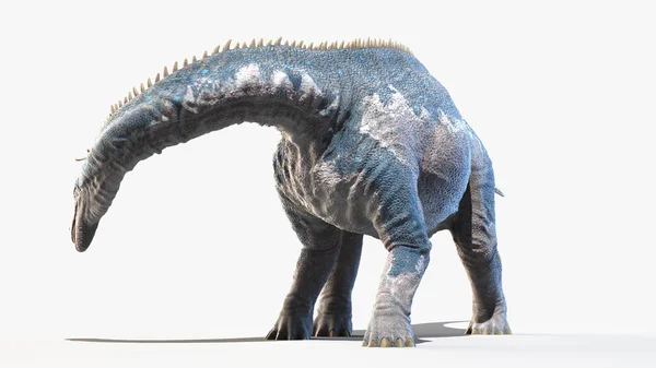 Isanosaurus Izolált Fehér Alapon Illusztráció — Stock Fotó