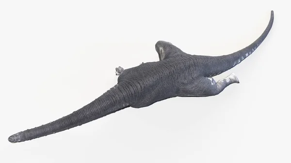 Argentinosaurus Beyaz Arka Planda Izole Edilmiş Illüstrasyon — Stok fotoğraf