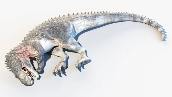 Torvosaurus Geïsoleerd Witte Achtergrond Illustratie — Stockfoto