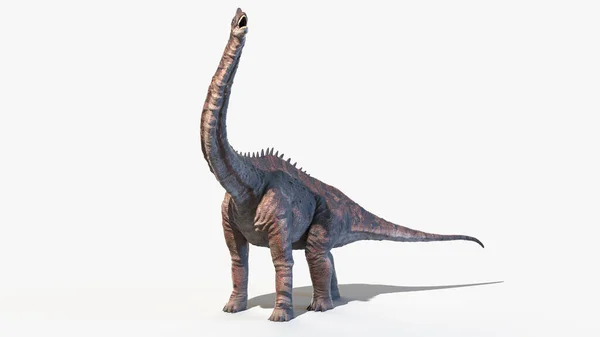 白い背景に孤立したエウロパサウルス イラスト — ストック写真