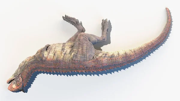 Carnotaurus Aislado Sobre Fondo Blanco Ilustración — Foto de Stock