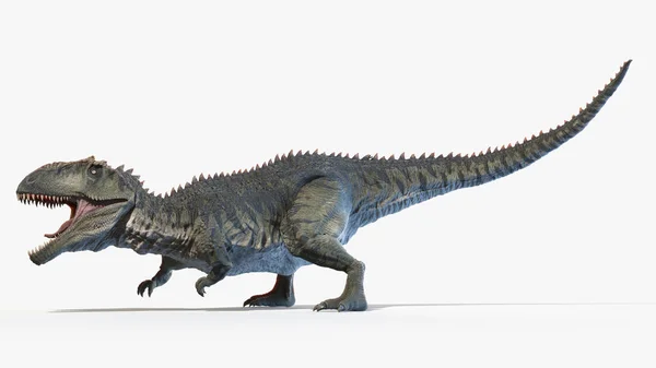 Gigantozaur Izolowany Białym Tle Ilustracja — Zdjęcie stockowe
