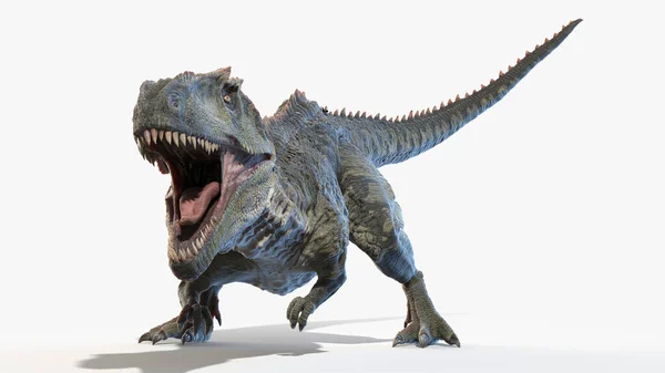 Гиганотозавр Изолирован Белом Фоне Иллюстрация — стоковое фото