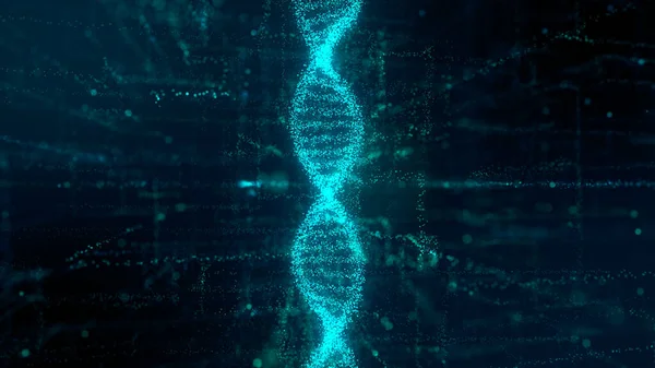 Molécula Dna Ácido Desoxirribonucleico Ilustração Conceitual — Fotografia de Stock