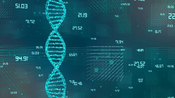 Genetics Research Conceptual Illustration — Stock Photo, Image
