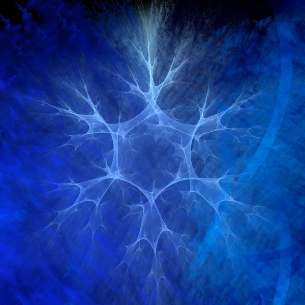 Neuron Com Dendritos Ilustração Conceitual — Fotografia de Stock