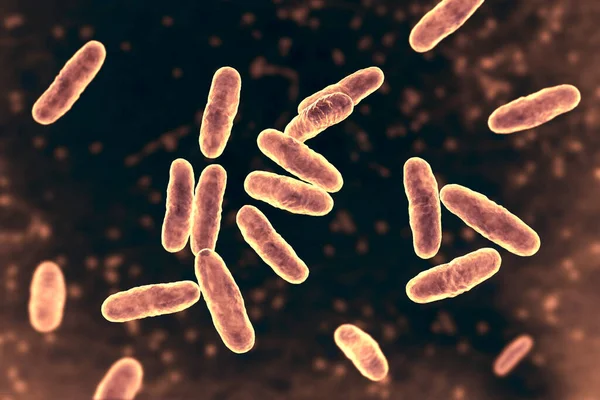 Bakterie Clavibacter Počítačová Ilustrace — Stock fotografie