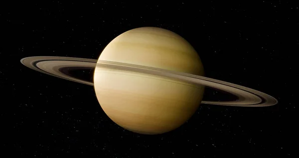 Saturnus Datorillustration — Stockfoto