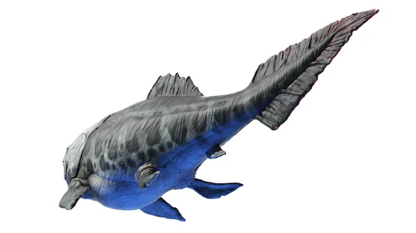 Illustratie Van Een Dunkleosteus Prehistorische Vis — Stockfoto