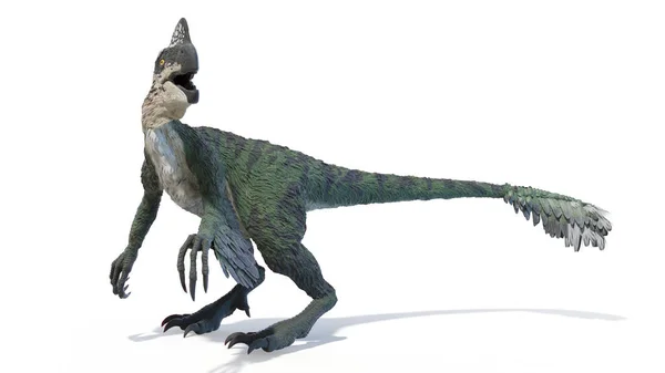 Oviraptor Dinoszaurusz Illusztrációja — Stock Fotó