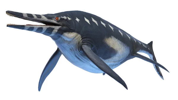 Ilustrace Šonisaurus Ichtyosaura — Stock fotografie