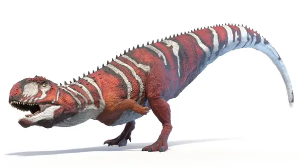 Ілюстрація Динозавра Majungasaurus — стокове фото
